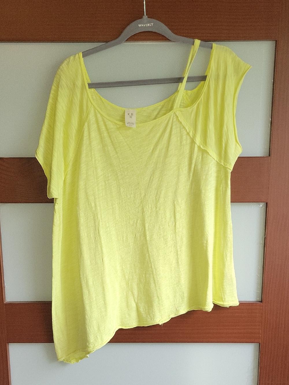 Bright Yellow Off-Shoulder Women’s Top We The Free Size Small